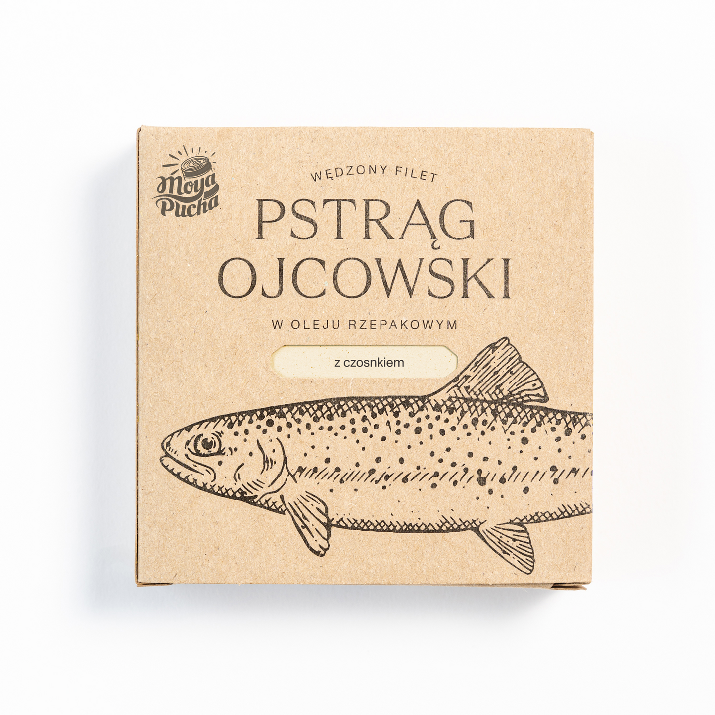 Filet z Pstrąga w Oleju - Z Czosnkiem