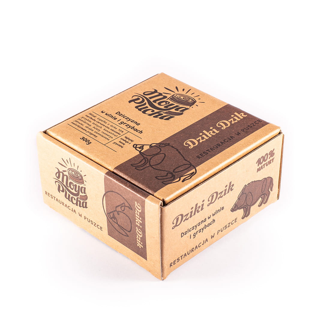 Dziki Dzik - dziczyzna w winie i grzybach