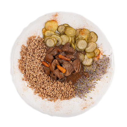 Dziki Dzik - dziczyzna w winie i grzybach