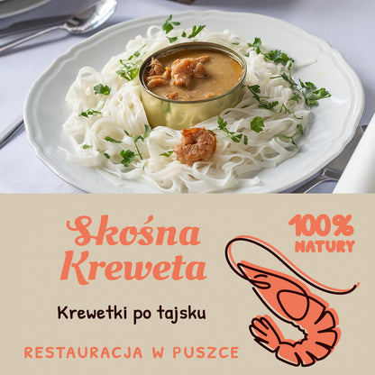 Skośna Kreweta - krewetki po tajsku