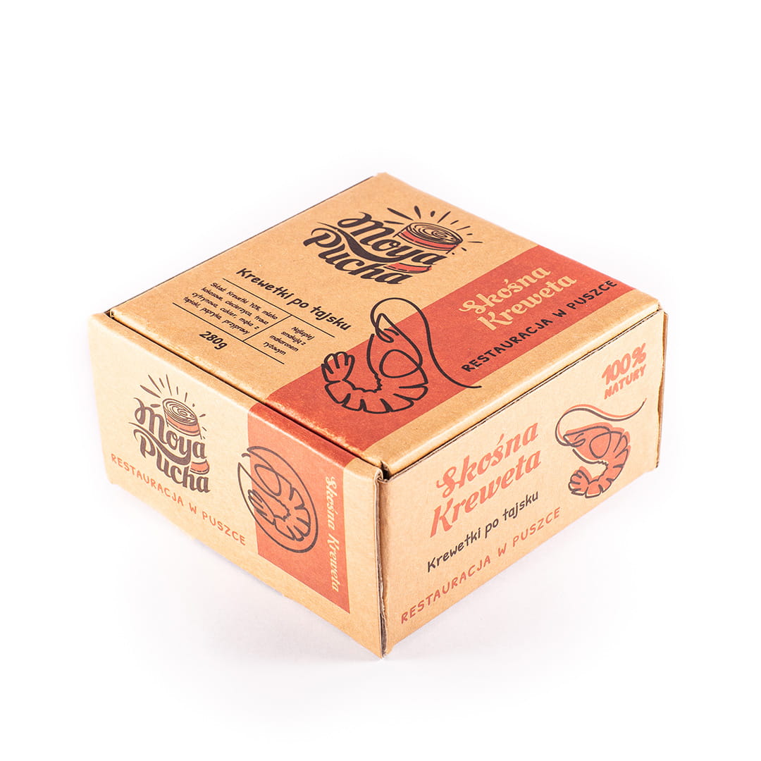 Skośna Kreweta - krewetki po tajsku