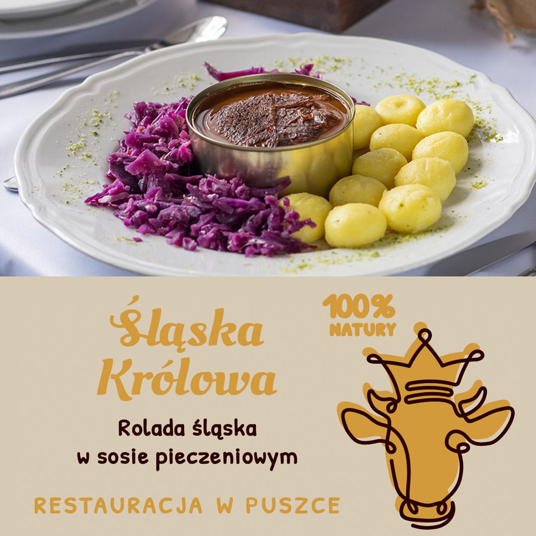 Śląska Królowa – rolada śląska w sosie pieczeniowym