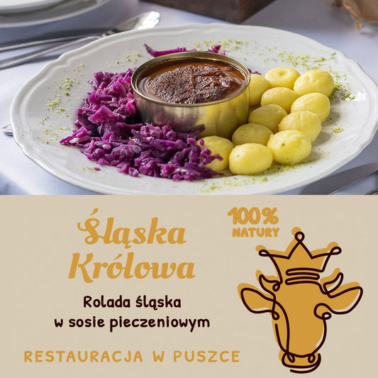 Śląska Królowa – rolada śląska w sosie pieczeniowym