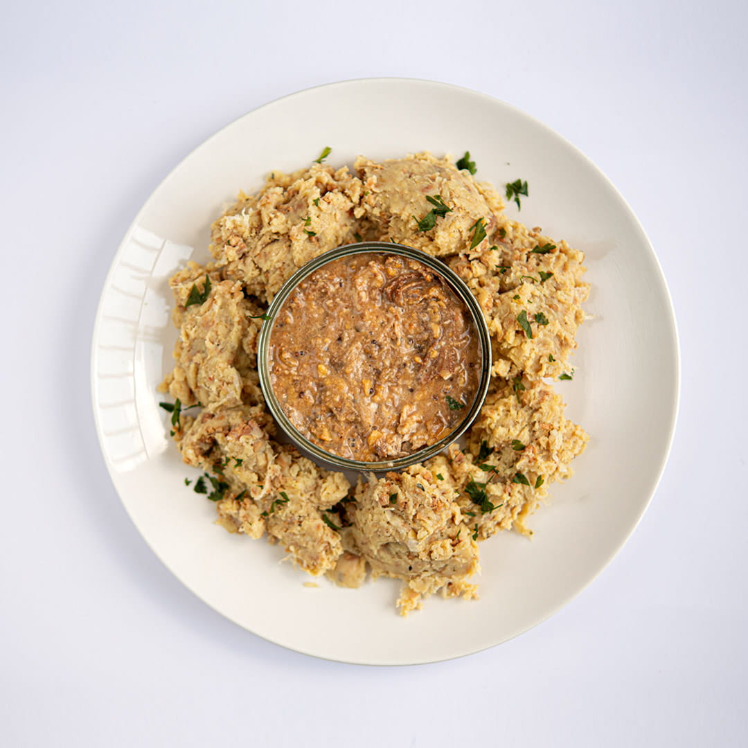 Złamane Żebro - żeberko wieprzowe w sosie musztardowo-cebulowym