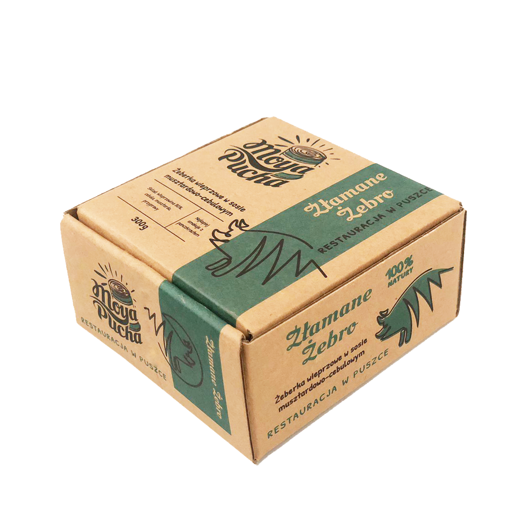 Złamane Żebro - żeberko wieprzowe w sosie musztardowo-cebulowym